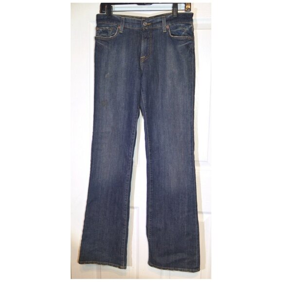 Celebrated Lucky Brand Dungarees Sundown Women's Blue Denim Jeans Size10/30 - Picture 1 of 7
